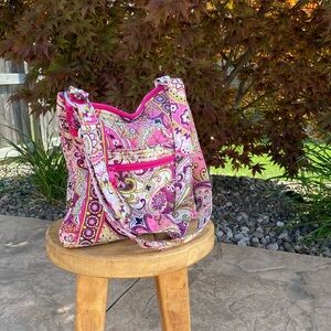 Vera Bradley Hipster Very Berry Paisley Crossbody